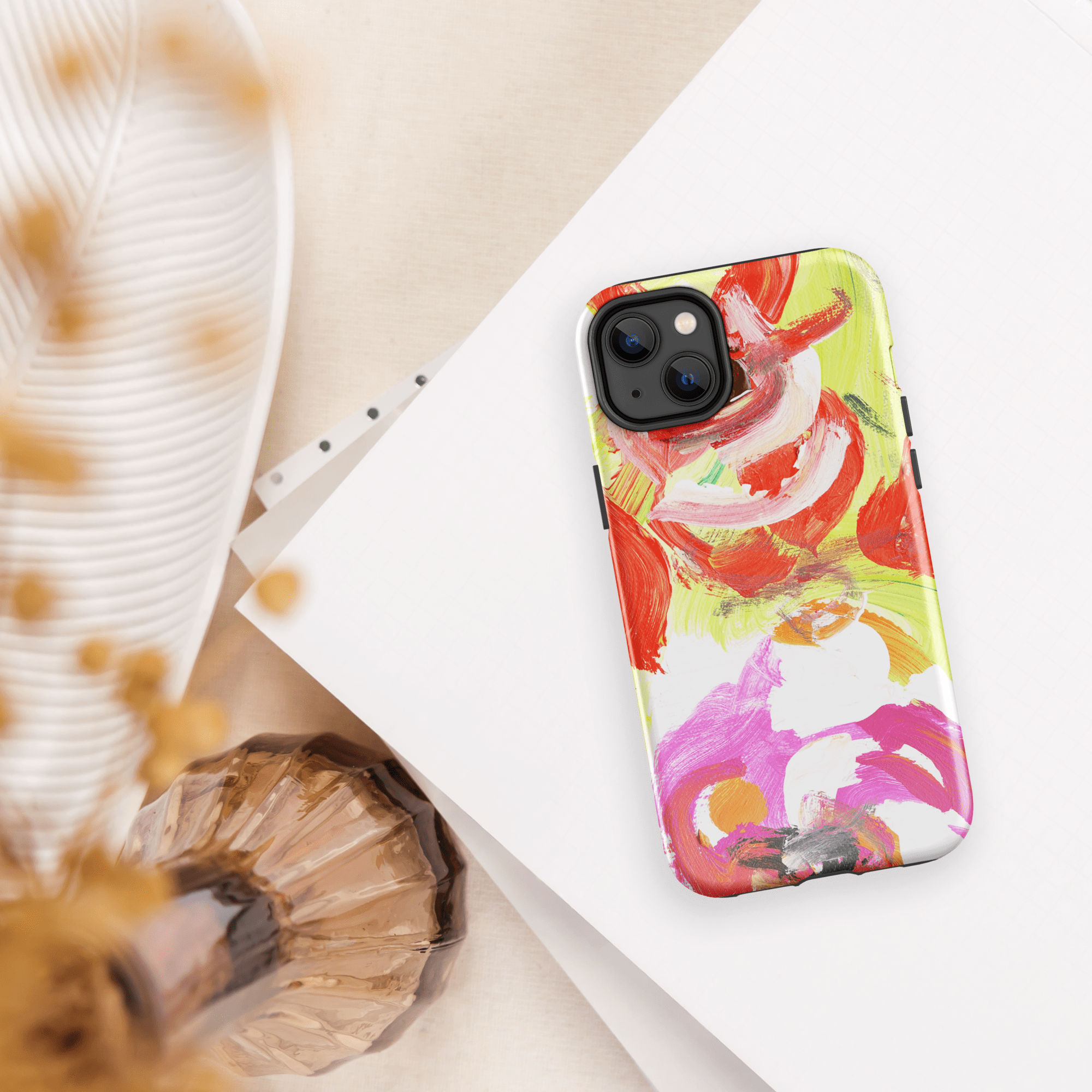 Colleen Ross Fine Art Gallery Phone Case Flowers II - iPhone® Tough Case