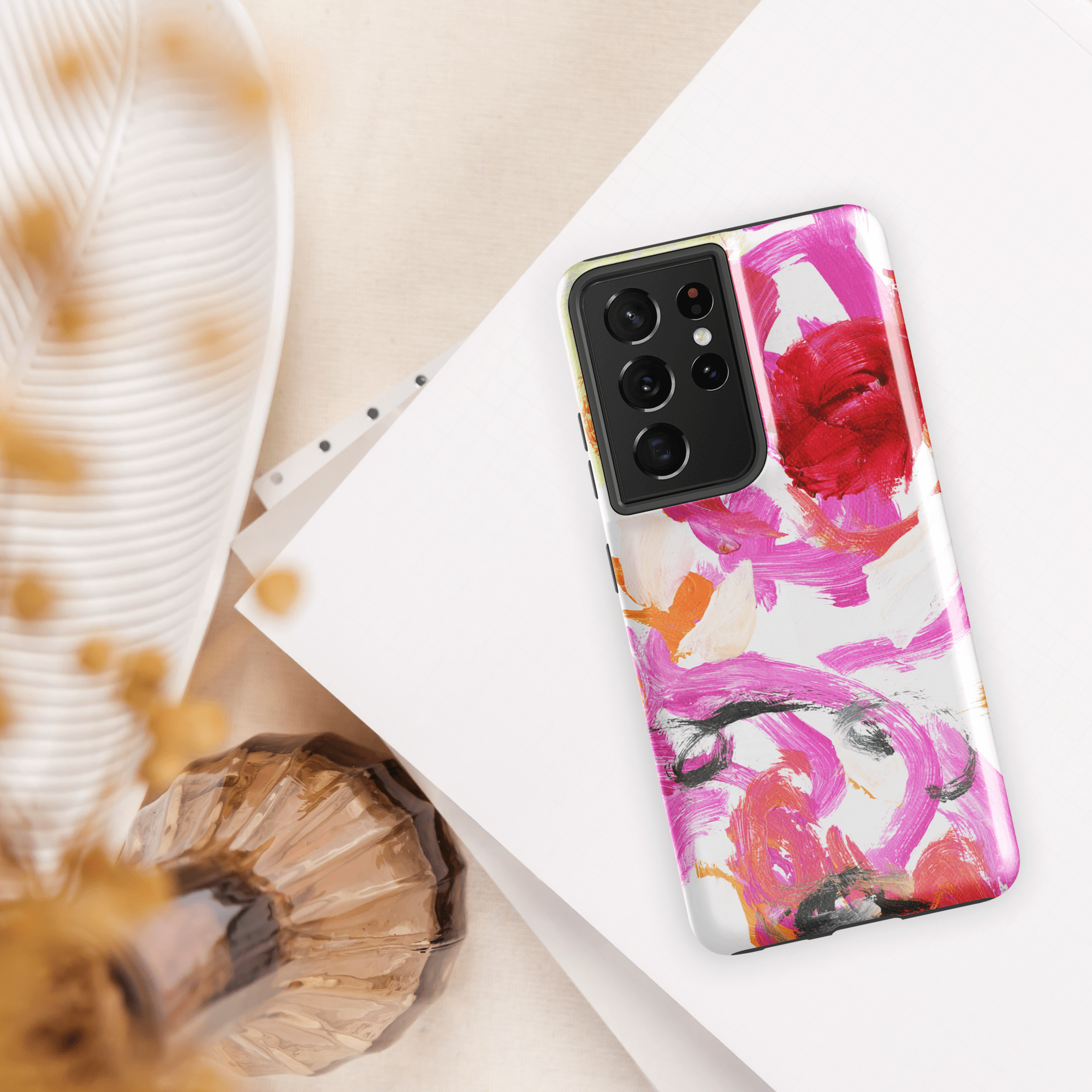 Colleen Ross Fine Art Gallery Phone Case Flowers - Samsung® Tough case