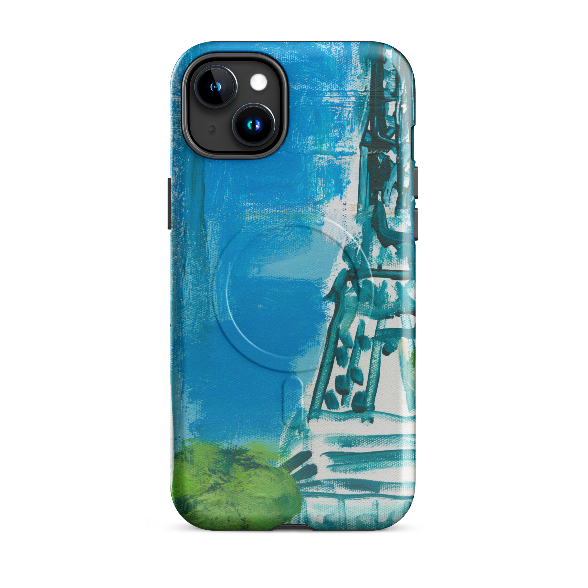 Colleen Ross Fine Art Gallery Phone Case Glossy / iPhone 15 Plus Midday in Montmartre