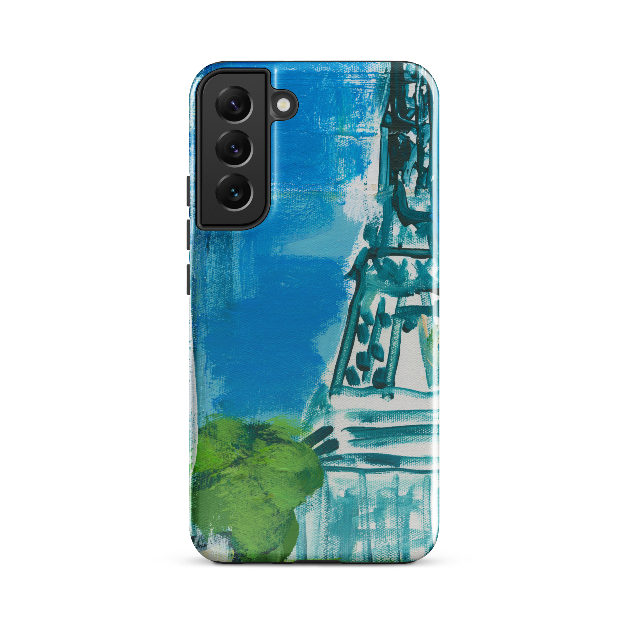 Colleen Ross Fine Art Gallery Phone Case Glossy / Samsung Galaxy S22 Plus Midday in Montmartre