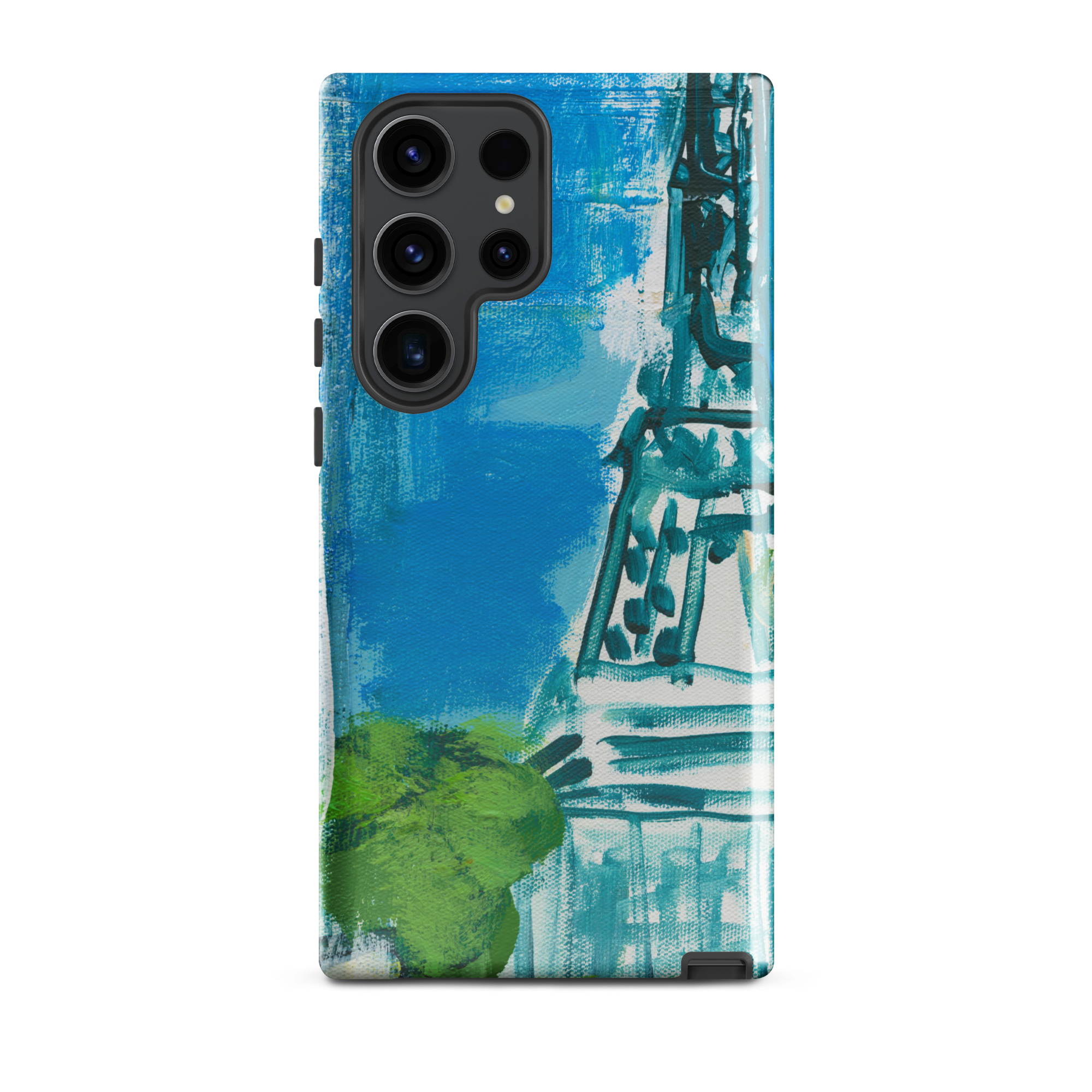 Colleen Ross Fine Art Gallery Phone Case Glossy / Samsung Galaxy S23 Ultra Midday in Montmartre