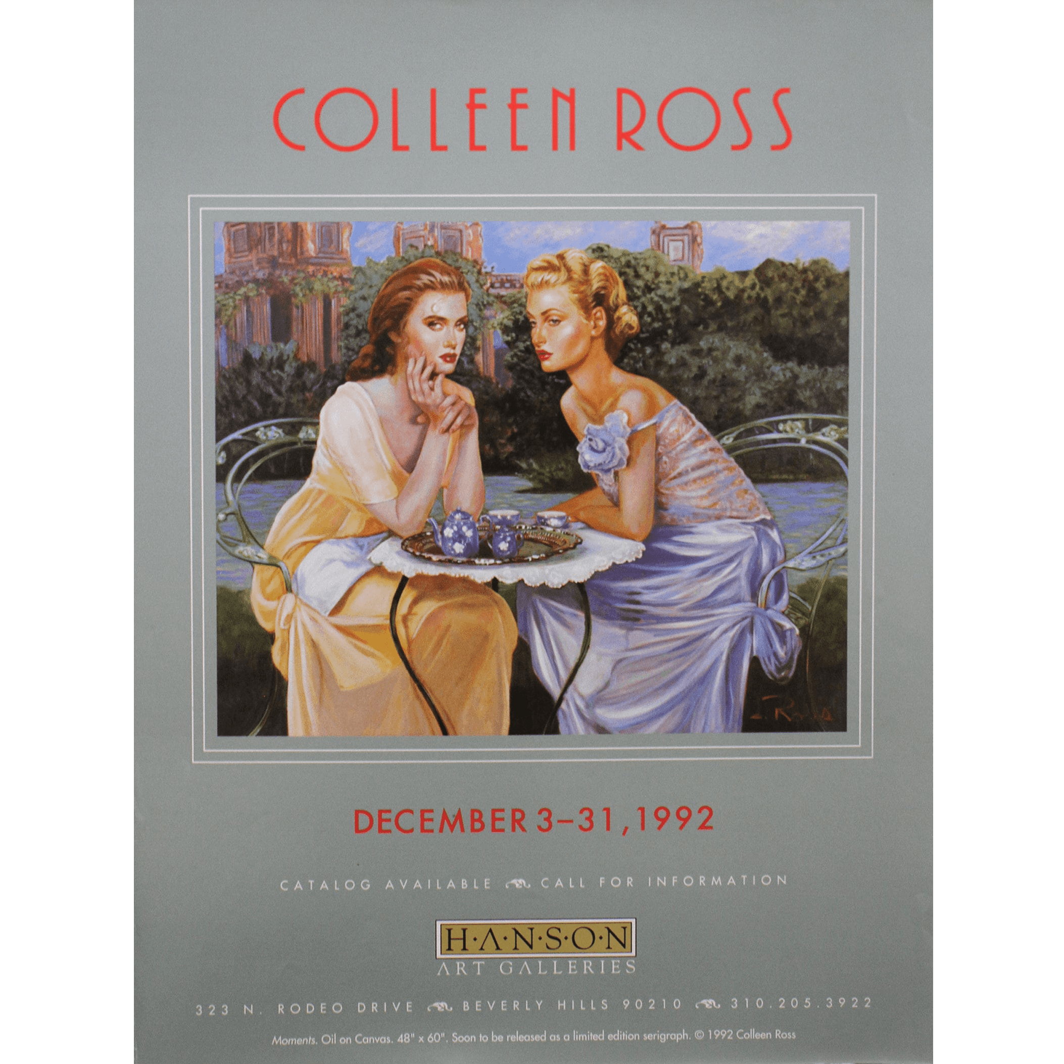 Colleen Ross Fine Art Gallery Poster Moments, 1992