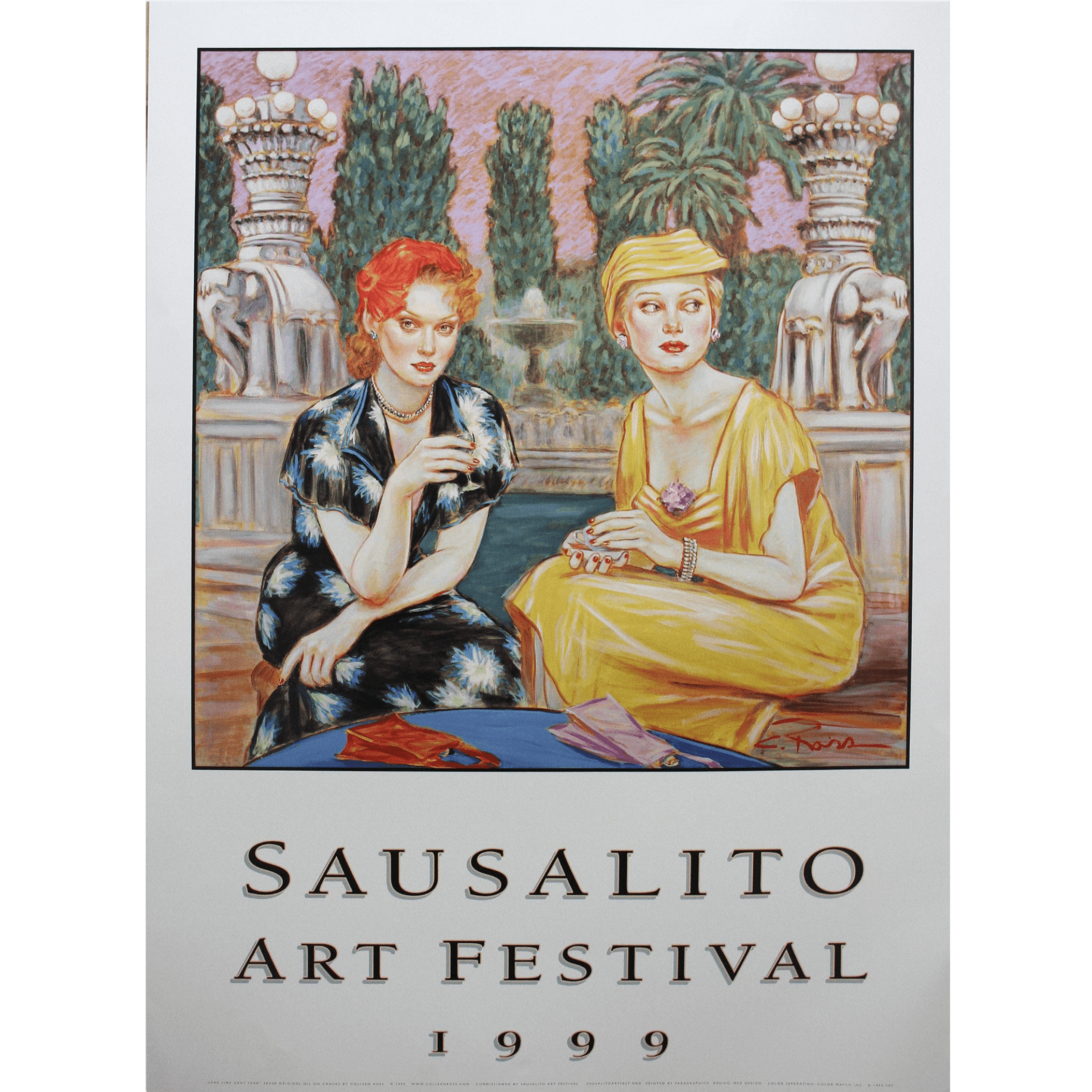 Colleen Ross Fine Art Gallery Poster Sausalito Art Festival, 1999