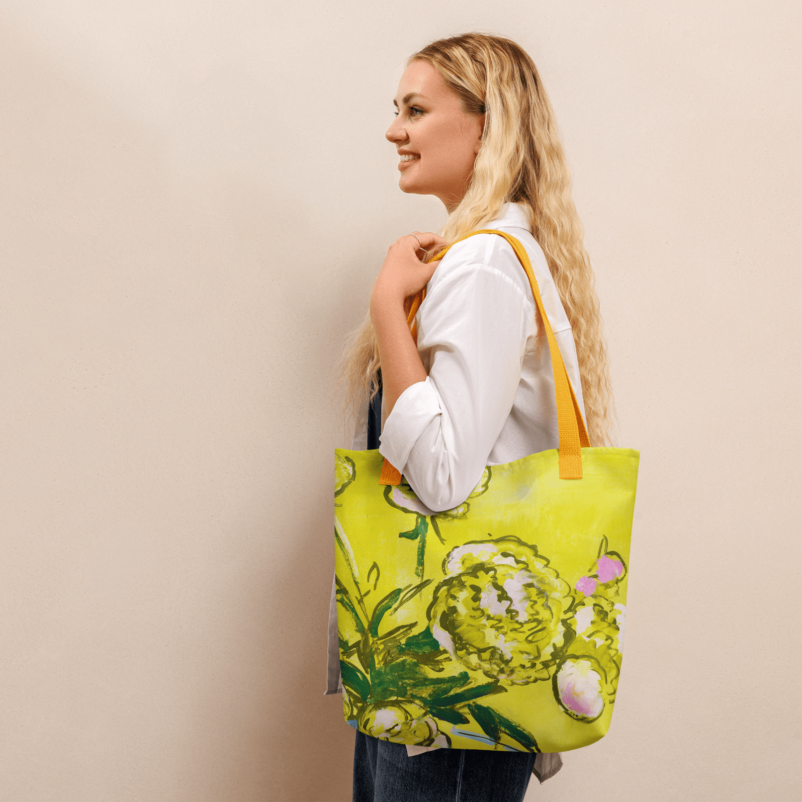 Colleen Ross Fine Art Gallery Tote Bag Yellow Sunshine - Tote bag