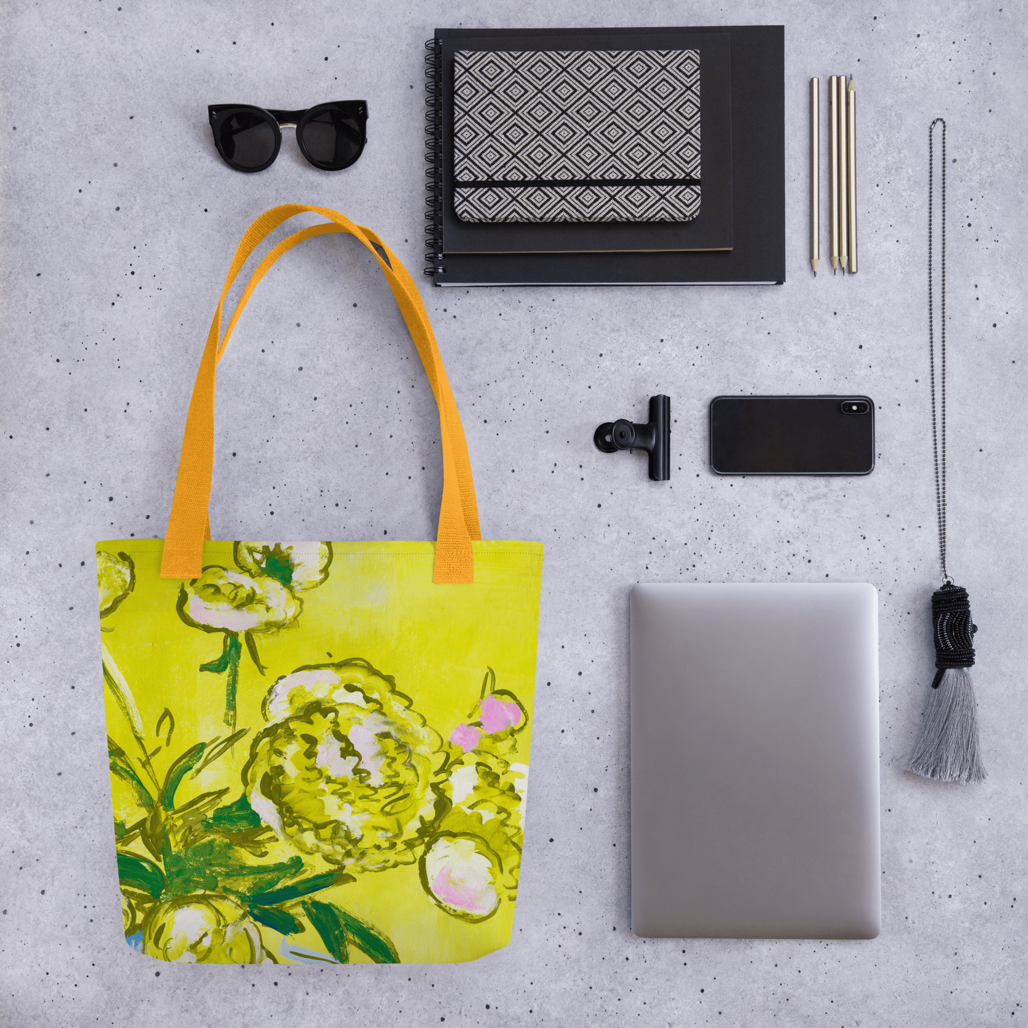 Colleen Ross Fine Art Gallery Tote Bag Yellow Sunshine - Tote bag