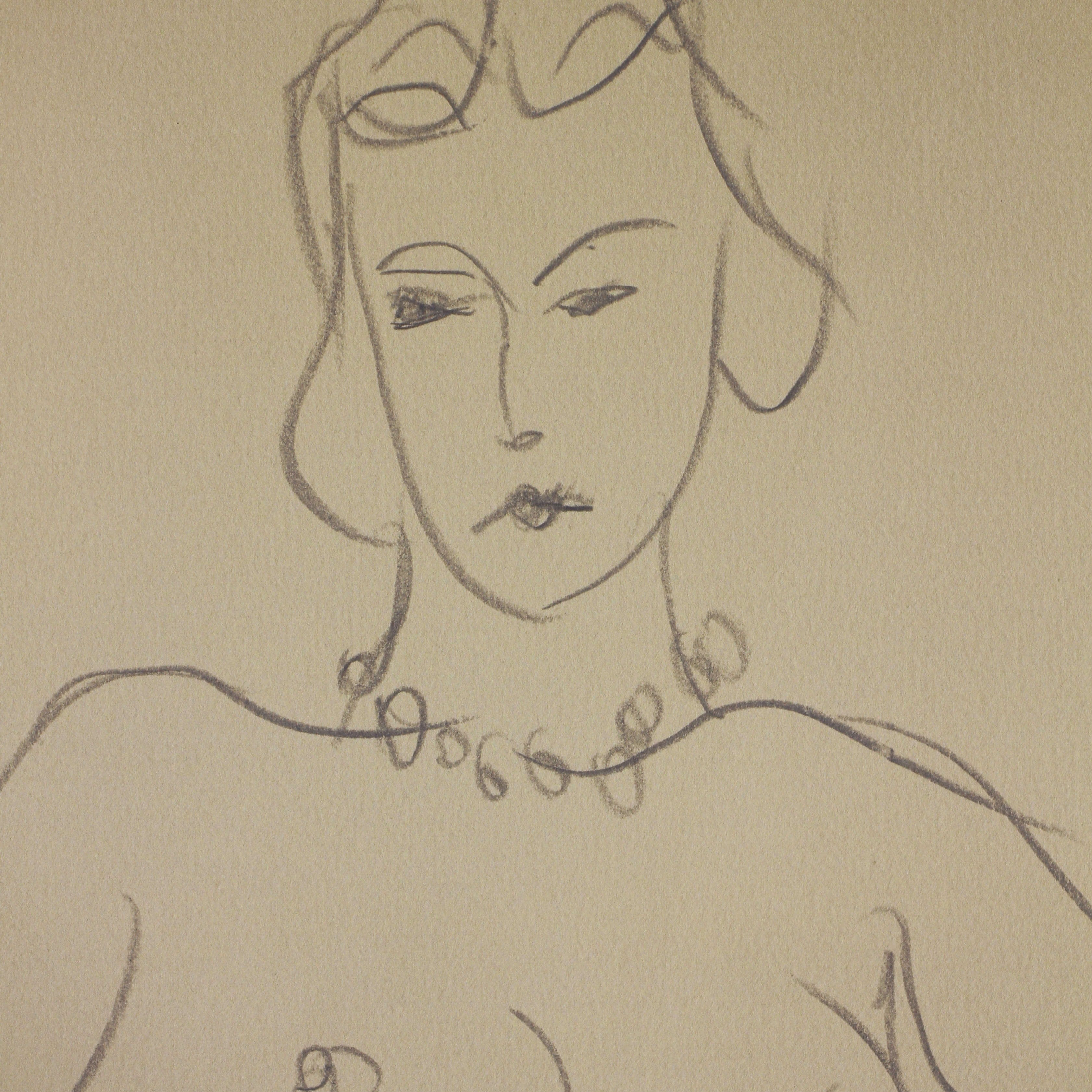 Colleen Ross Fine Art Gallery Works On Paper Matisse Inspired Nude