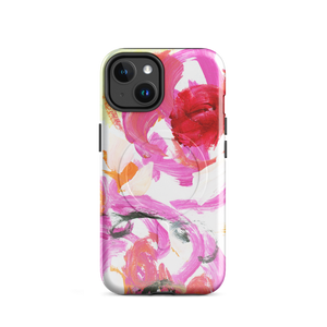 "Blushing Blooms" MagSafe® tough case for iPhone®