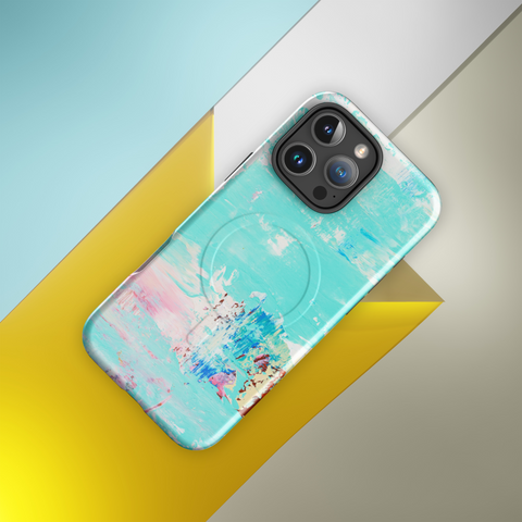 "Aqua Haze" MagSafe® tough case for iPhone®