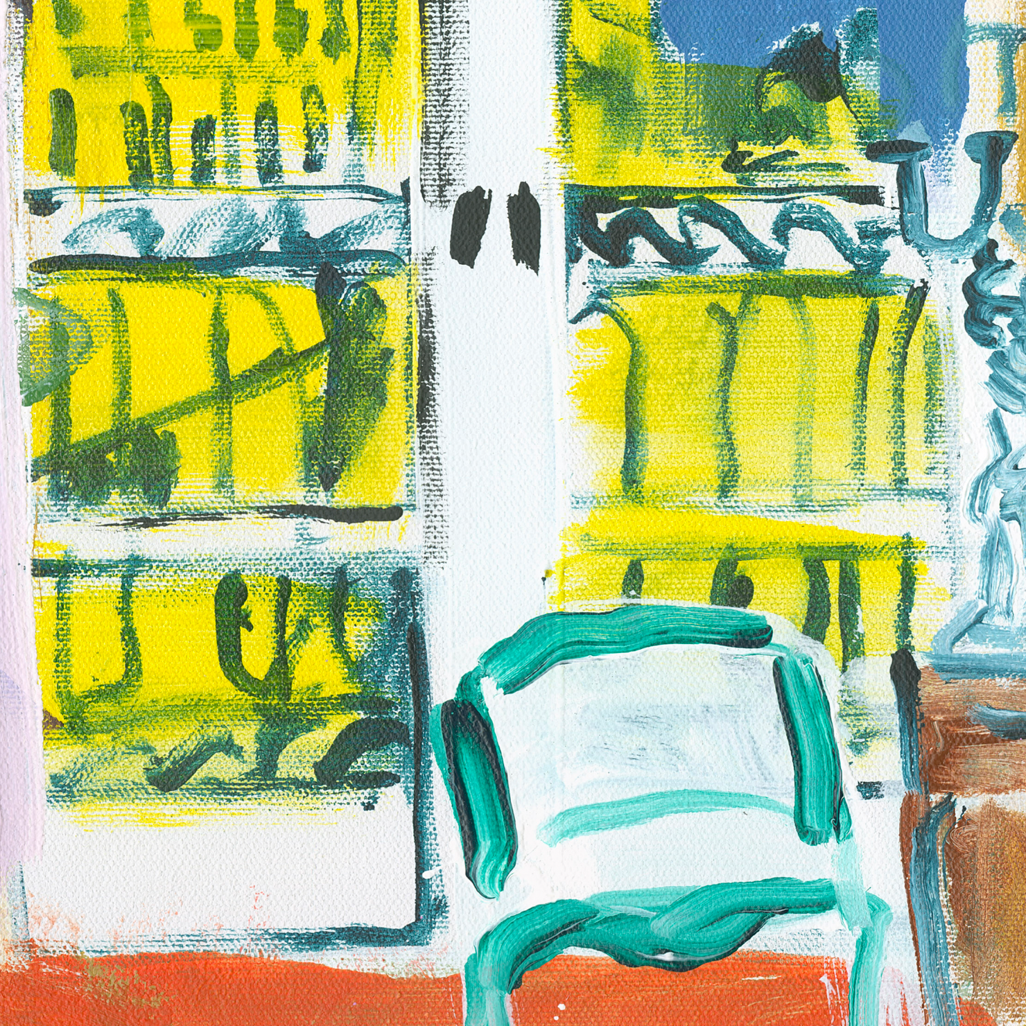 Pixels Art Print Ballerina in Paris Salon