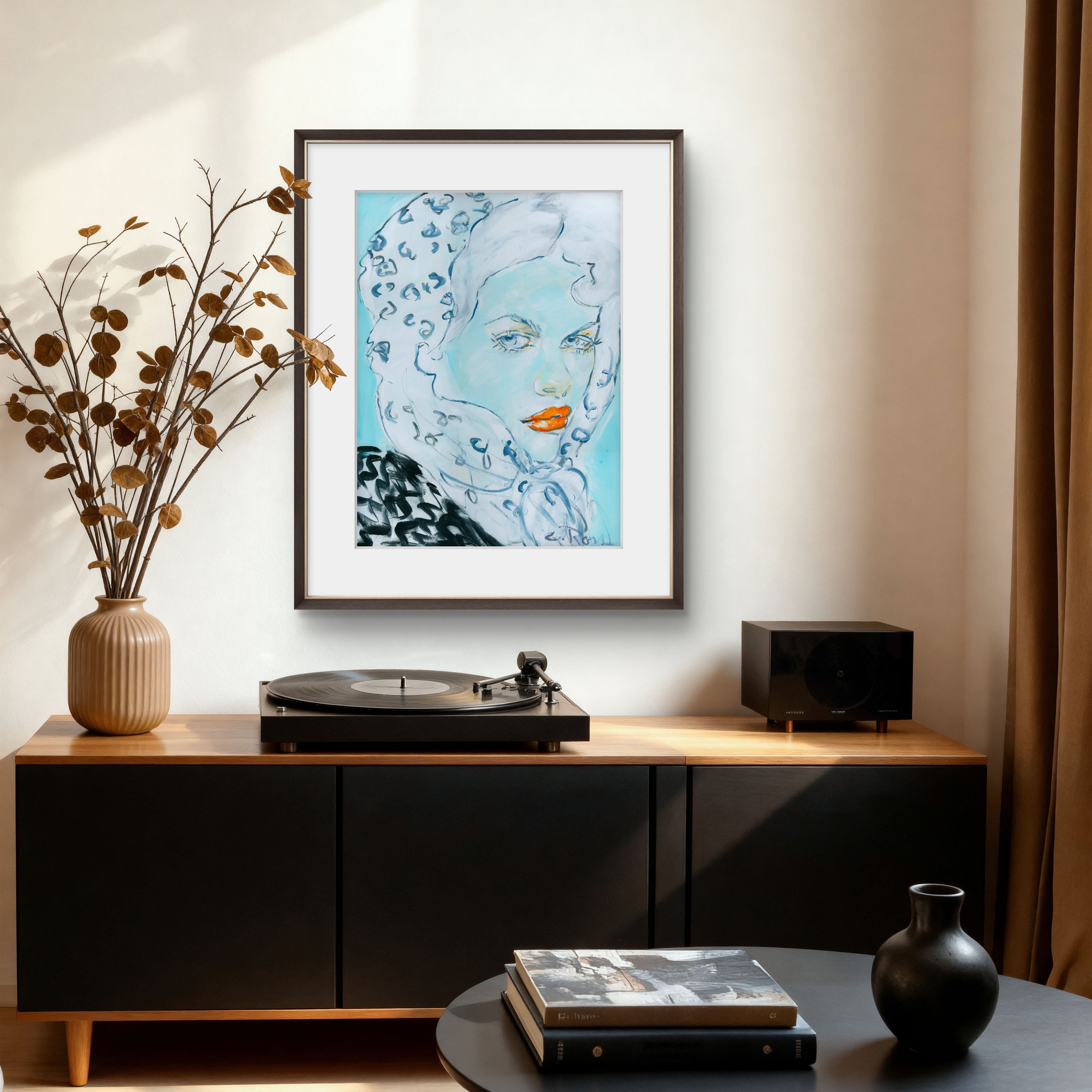 Pixels Art Print Ferrari Scarf II