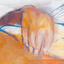 Pixels Art Print Reclining Nude