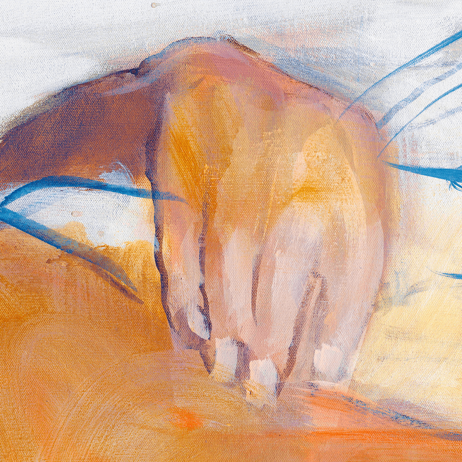 Pixels Art Print Reclining Nude