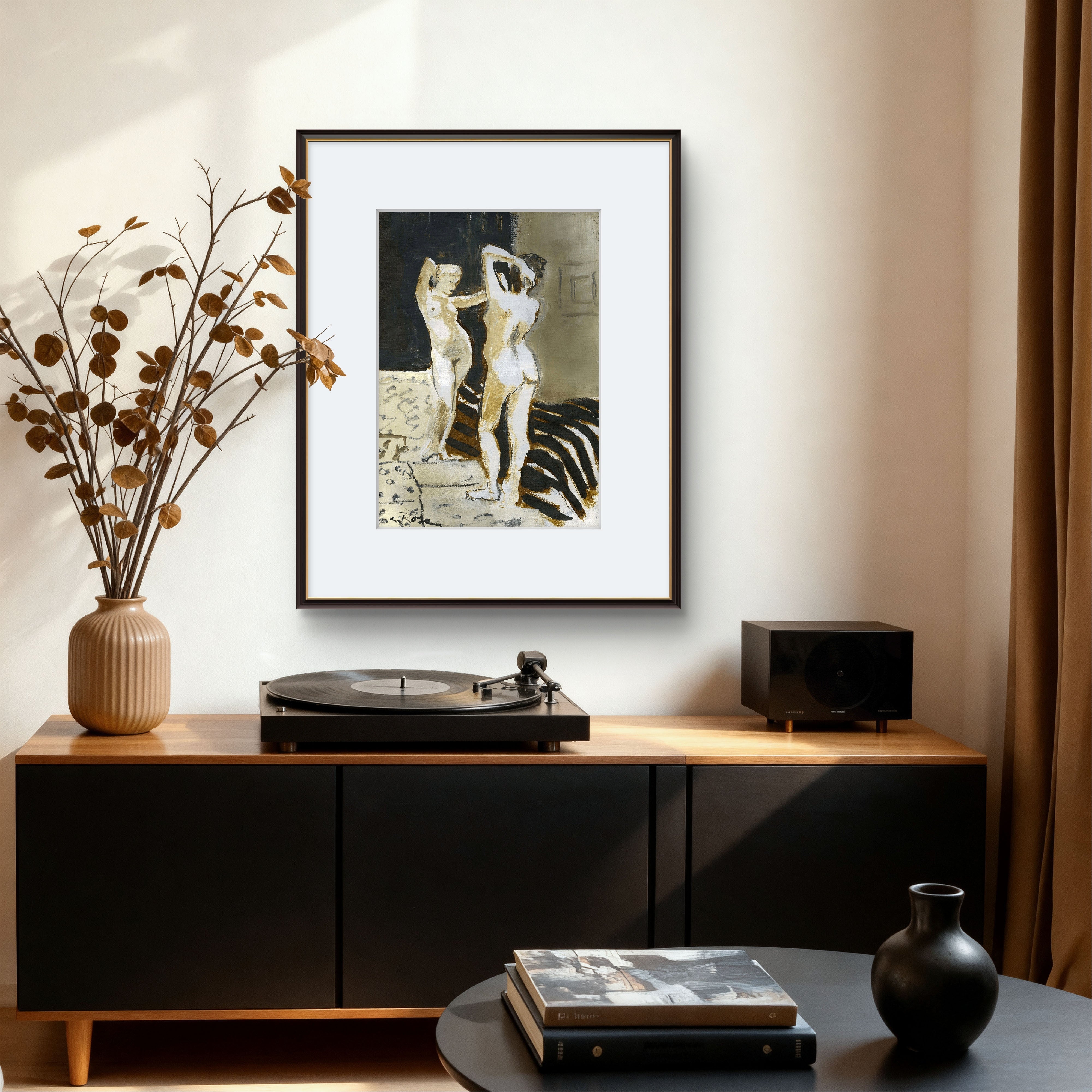 Pixels Art Print Reflections