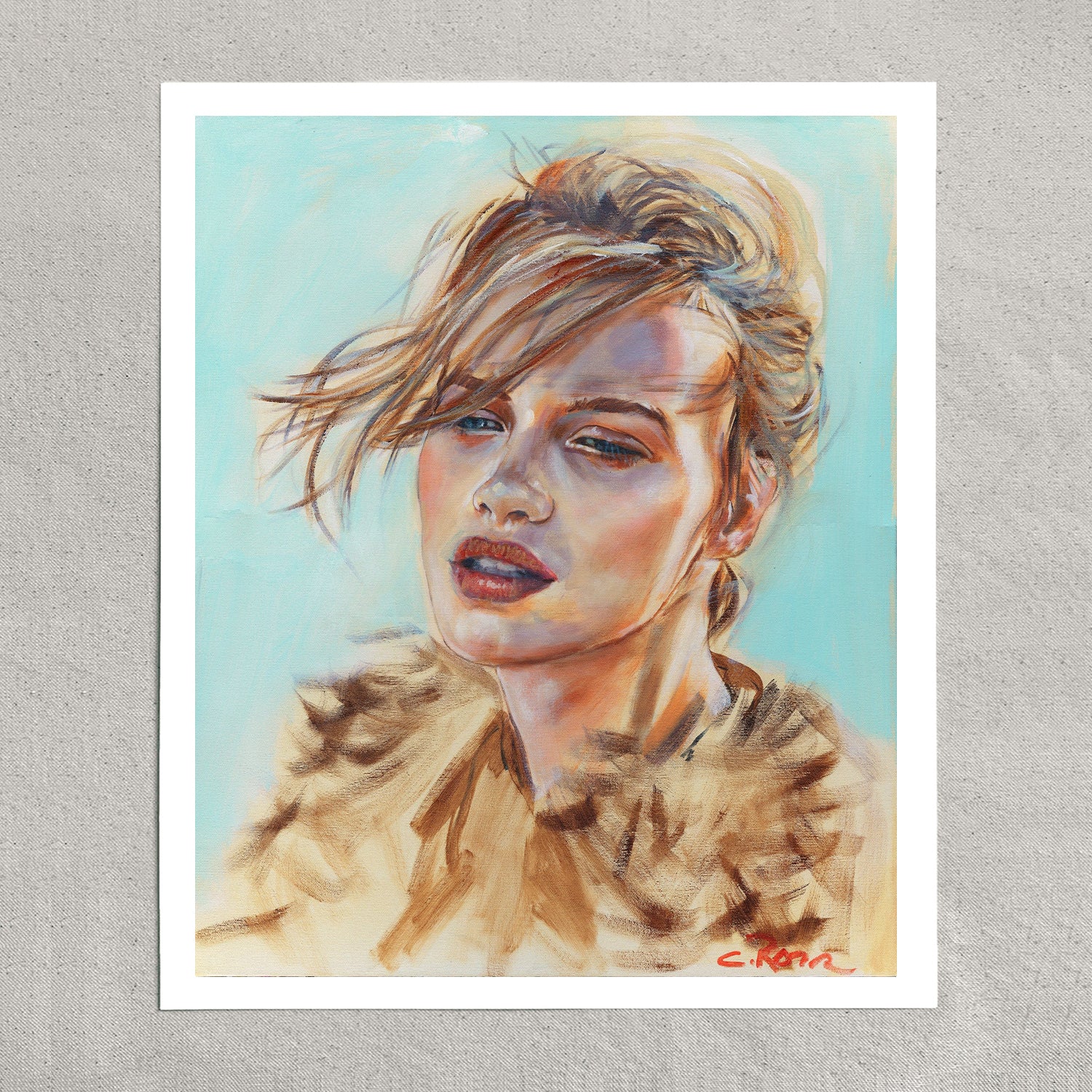 Pixels Art Print Summer Breeze