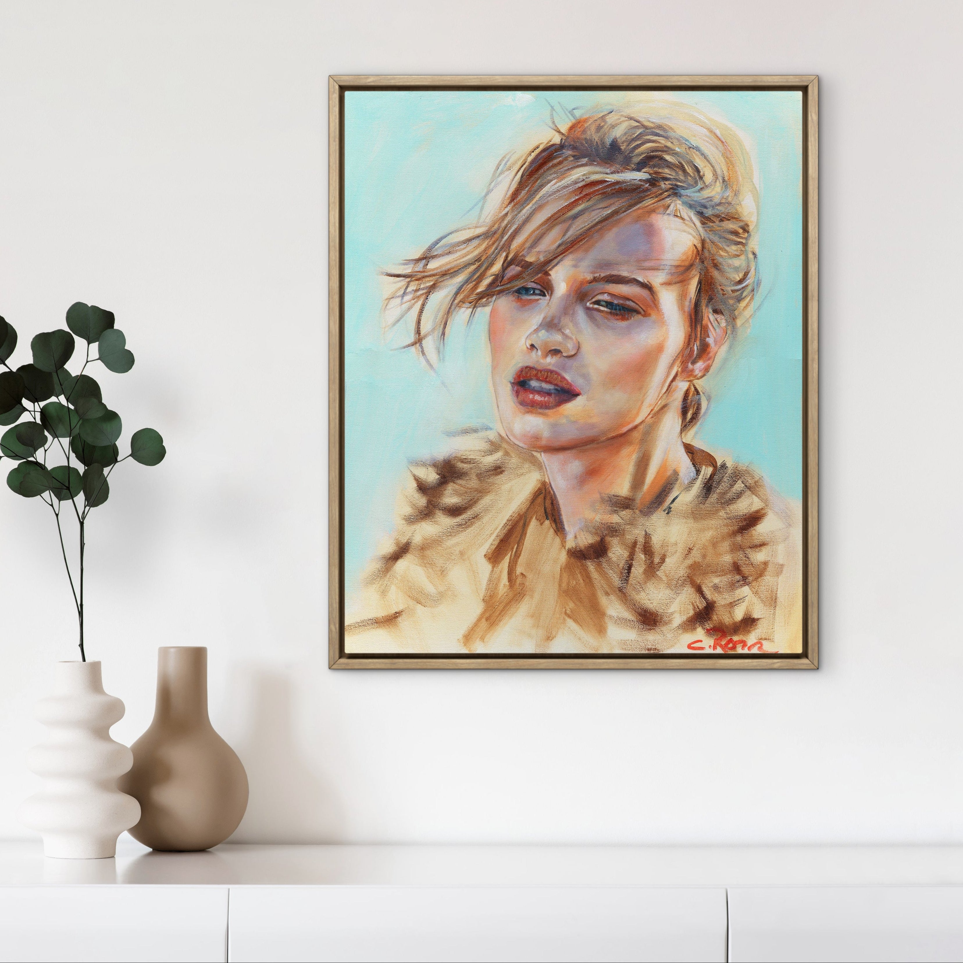 Pixels Art Print Summer Breeze