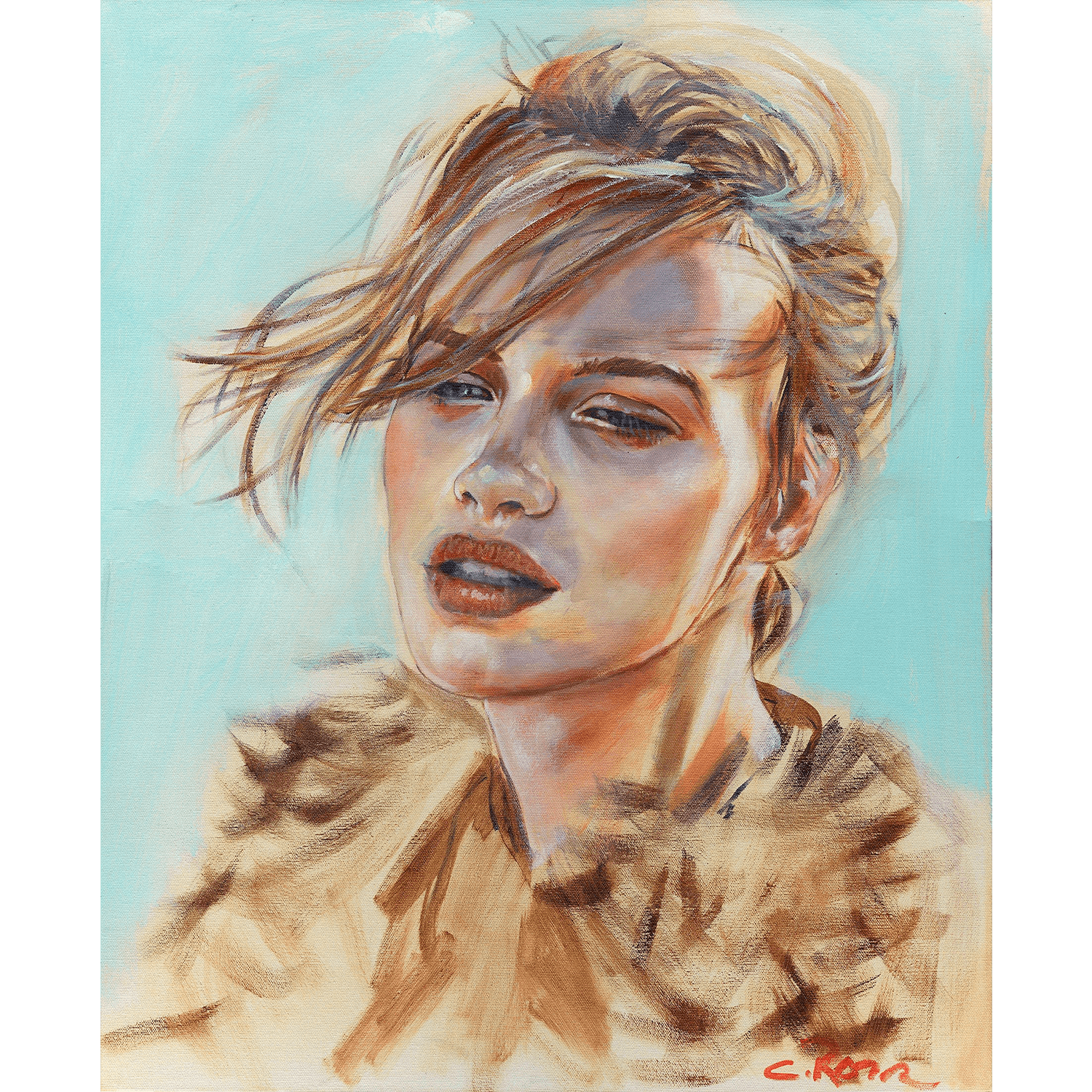 Pixels Art Print Summer Breeze