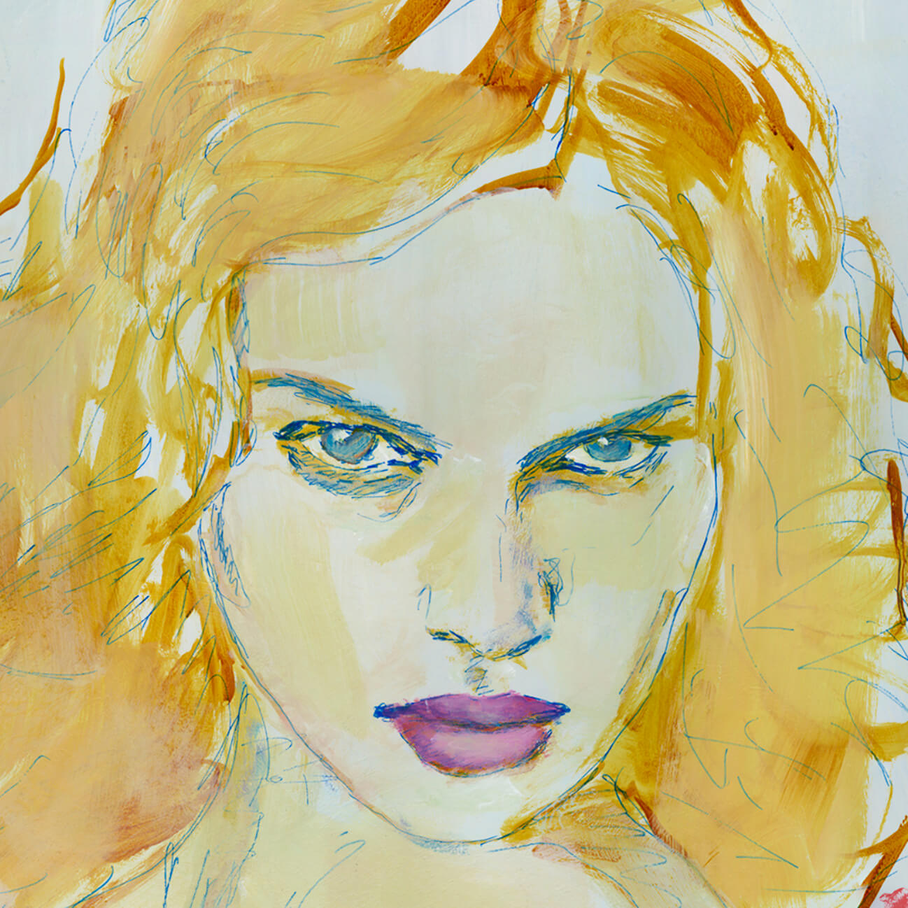 Pixels Art Print Summertime