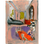Pixels Art Print Woman In A Room Study