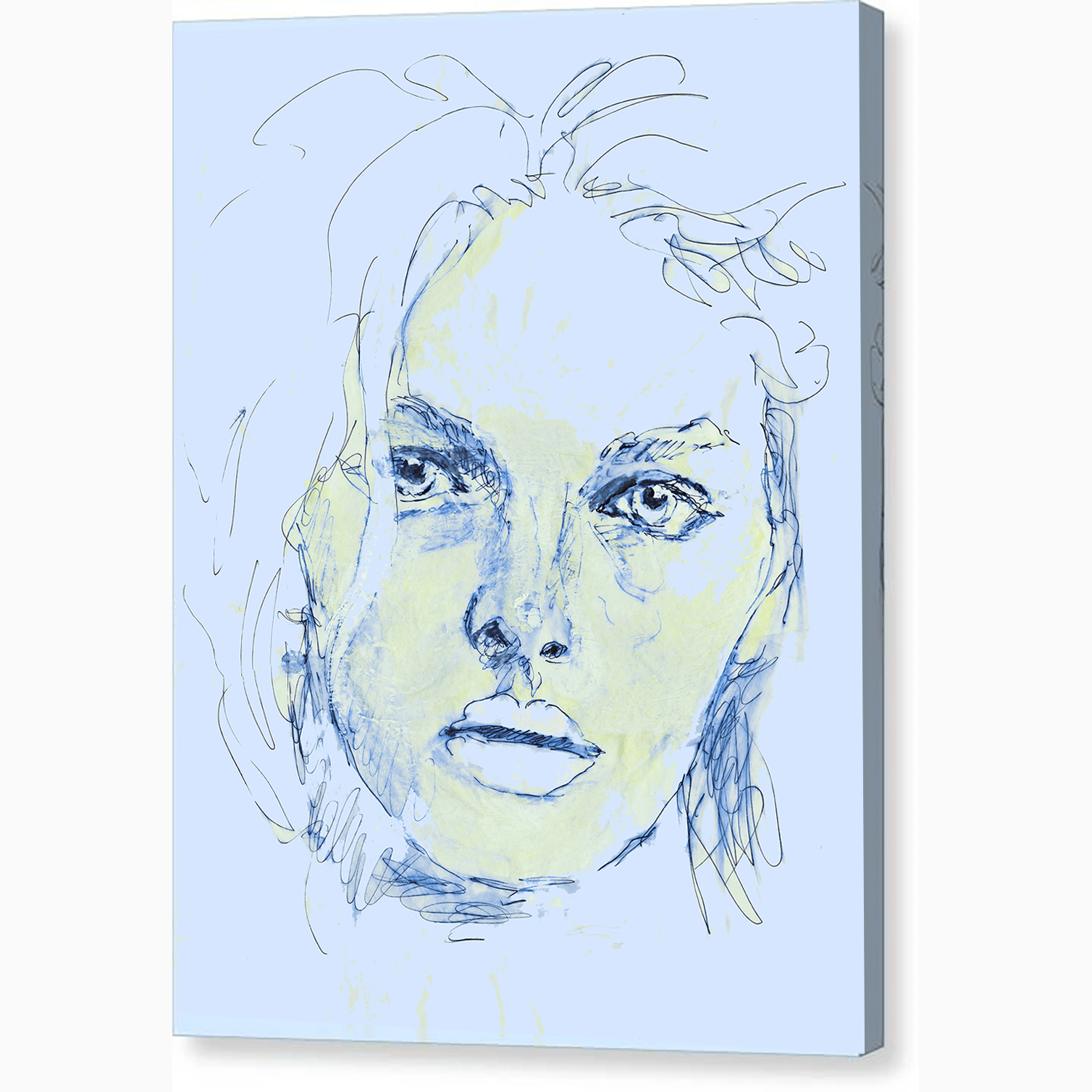 Pixels Canvas Print 9.5" x 12" / Mirrored / Glossy Innocence II