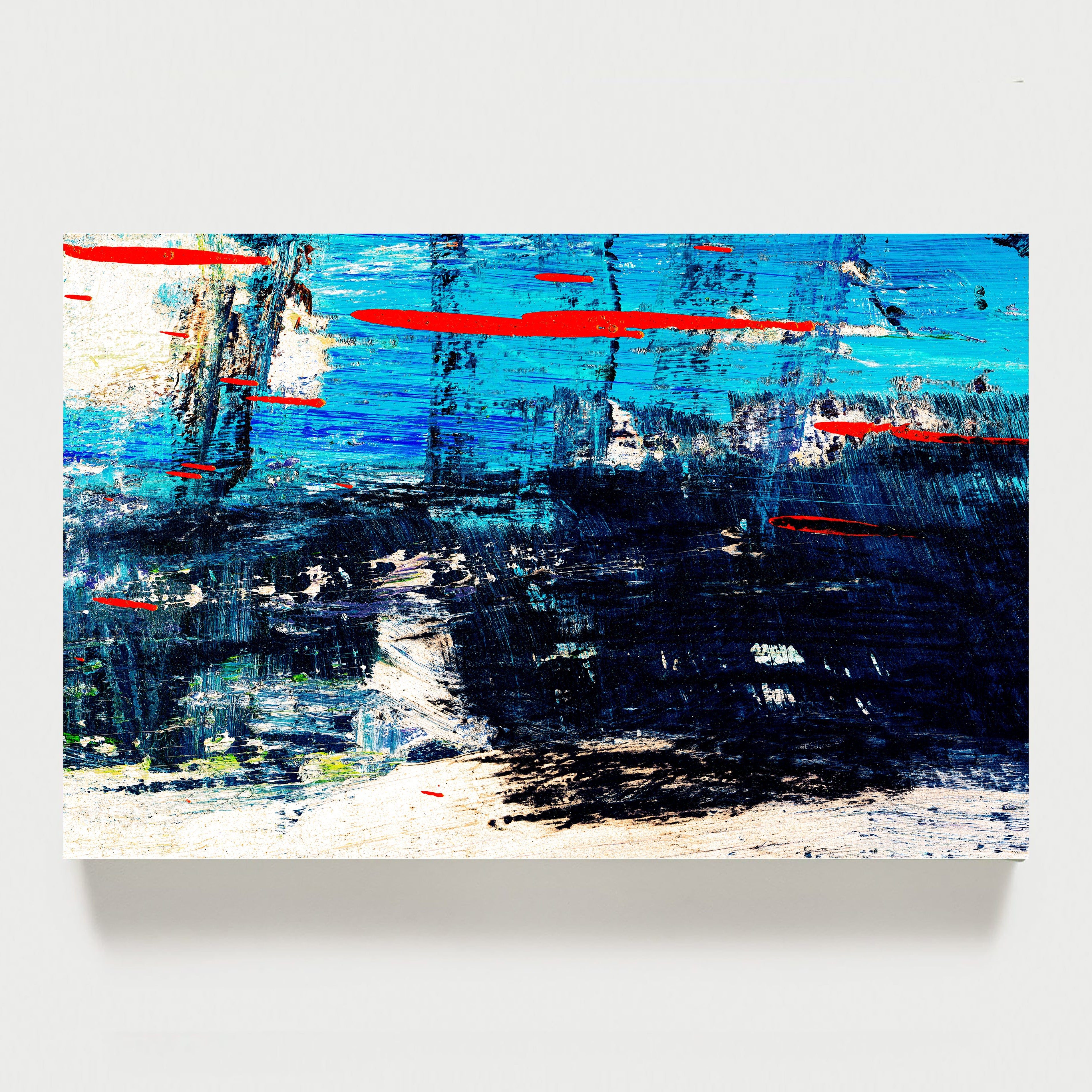 Pixels Canvas Print Abstract Water I