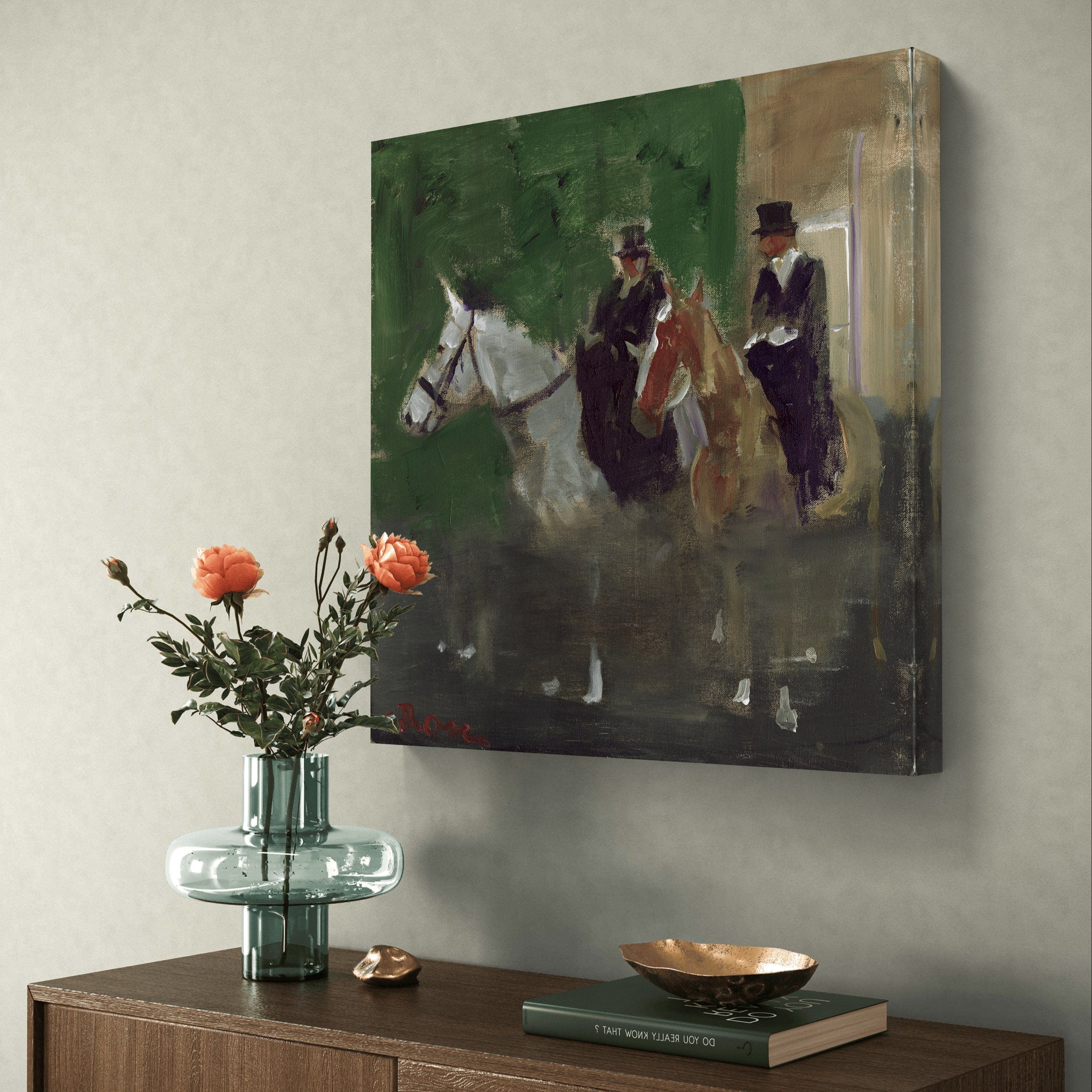 Pixels Canvas Print Buscot Manor