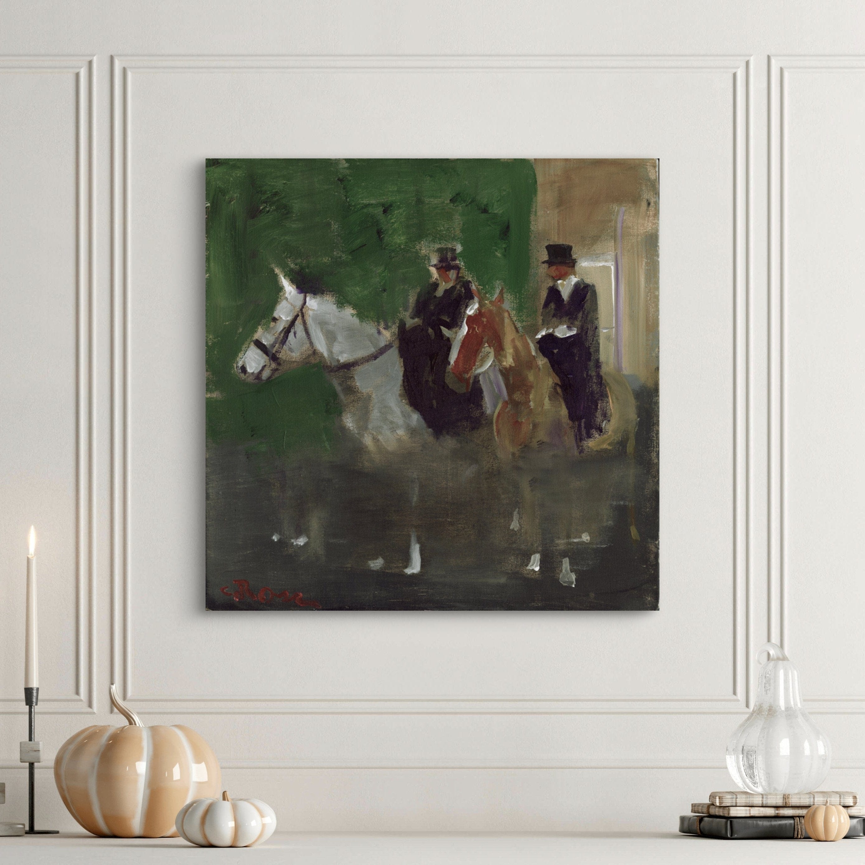 Pixels Canvas Print Buscot Manor