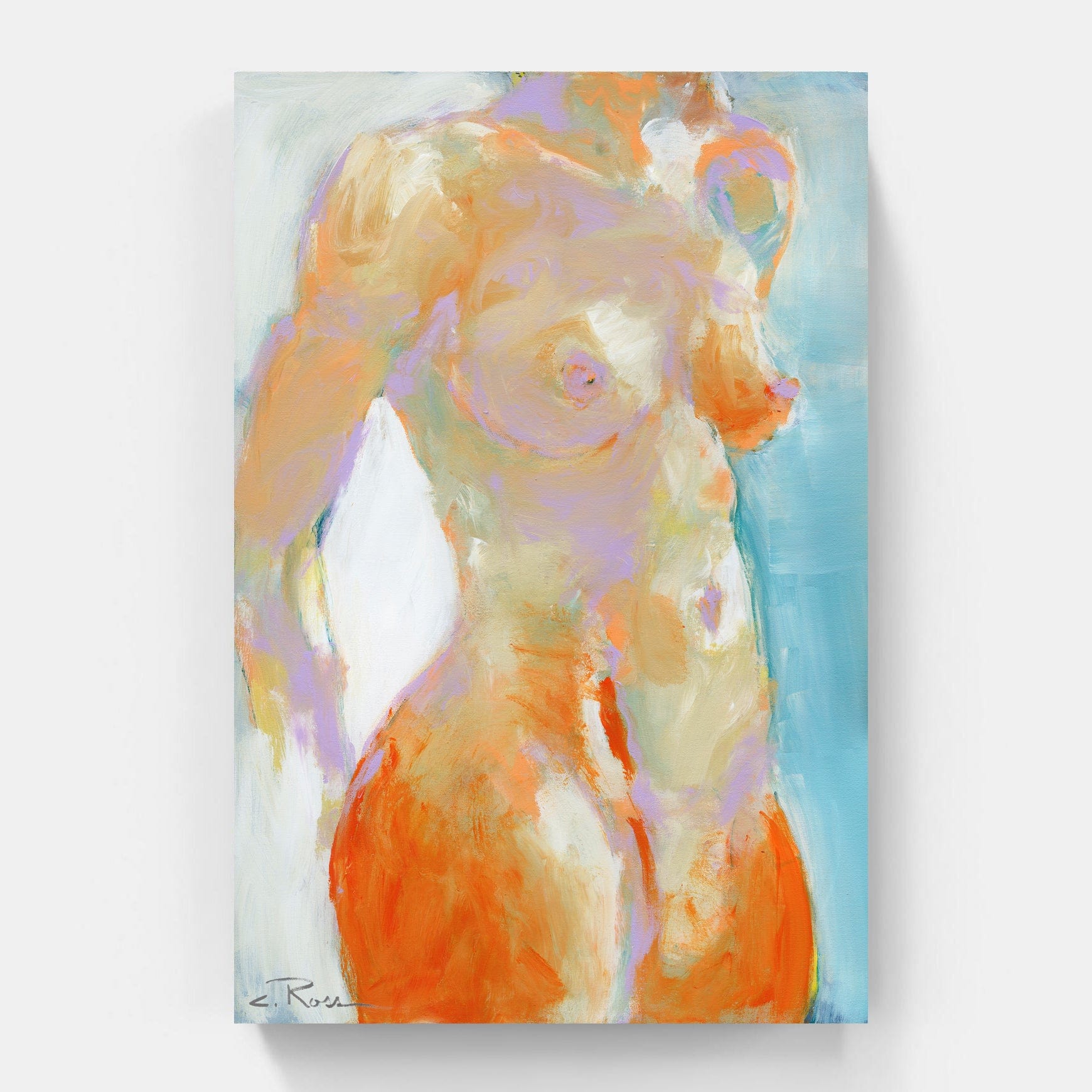 Finger Painted Nude