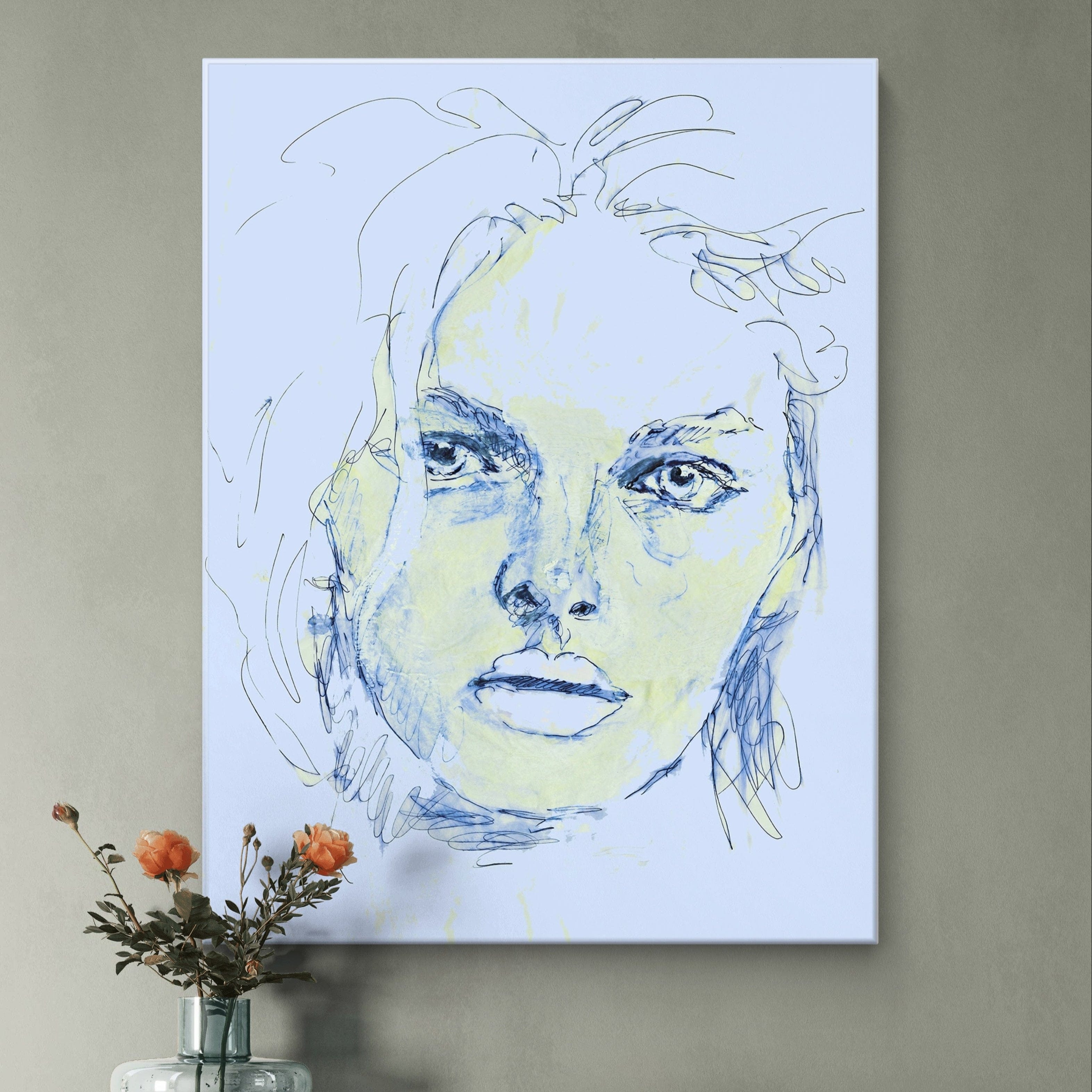 Pixels Canvas Print Innocence II