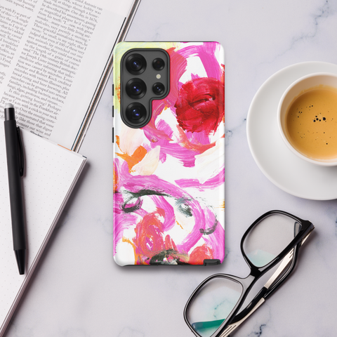 "Blushing Blooms" Tough case for Samsung®